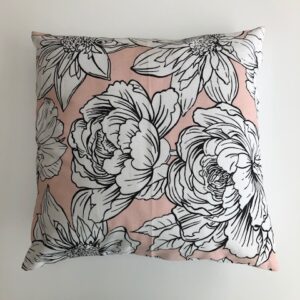 Pink, Black & White Floral