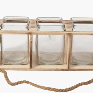Multi Wooden Lantern