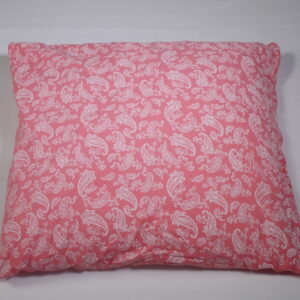 Pink White Paisley