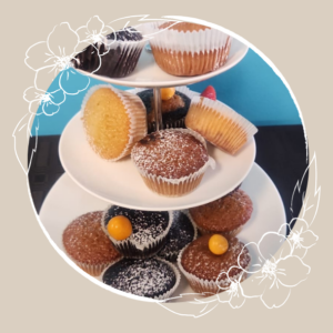 Freshly Baked Muffins Platter