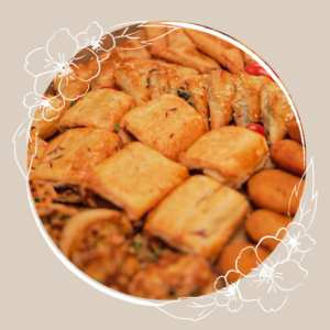 Simple Vegetarian Snack Platter