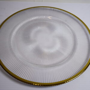 Gold Rim Glass Underpates