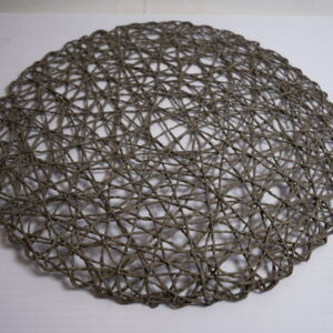 Grey Rustic Woven Placemats