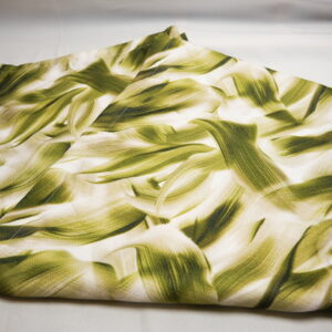 Green Paint Streaks Table Runner
