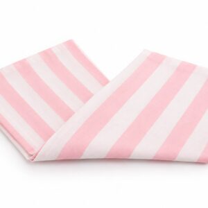 Pink And White Stripes Table Runner